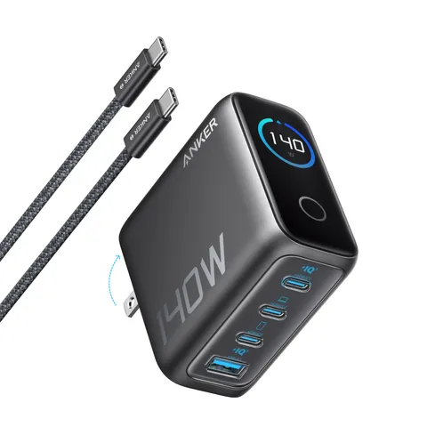 Anker Charger 140W, 4 portas, PD 3.1 (A2697)