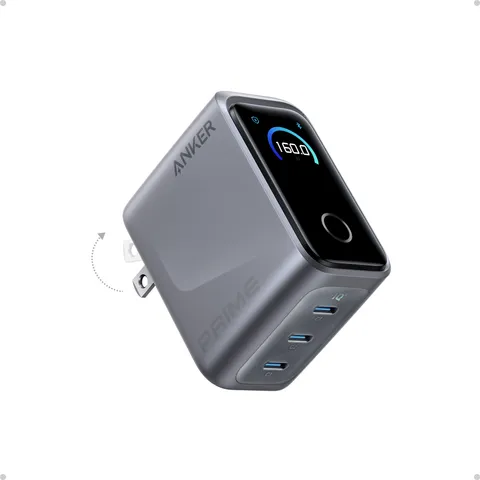 Anker Prime Charger 160W, 3 portas, com display (A2687)