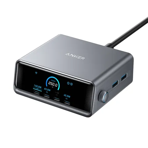 Anker Prime Charger 250W, 6 portas GaNPrime (A2345)