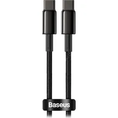 Baseus Cabo USB-C 100W nylon com liga de zinco (CAWJ020001)