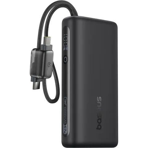 Baseus EnerFill FC41 Power Bank 10.000 mAh 67W com dois cabos