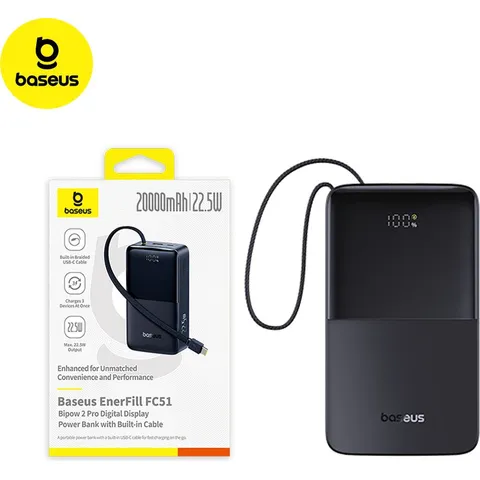 Baseus EnerFill FC51 Bipow2 Pro 10.000 mAh 22,5W
