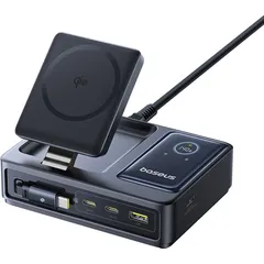 Baseus Nomos Carregador de Mesa 5 em 1 Qi2 140W
