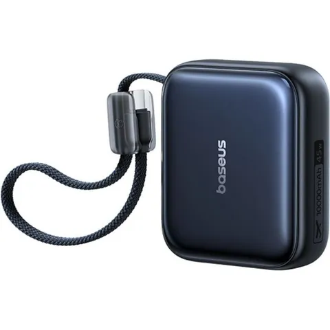 Baseus PicoGo AC22 Ultra Mini 10.000 mAh 45W com cabo embutido