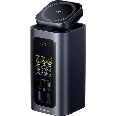 Baseus Spacemate RD1 Pro Doca 15 em 1 com base Qi2 de 25W