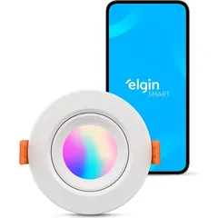 Elgin Luminária Smart Redonda Ecospot 5 W RGB