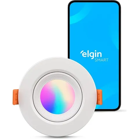 Elgin Luminária Smart Redonda Ecospot 5 W RGB