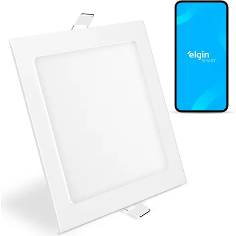 Elgin Luminária de Embutir Quadrada Smart 18 W