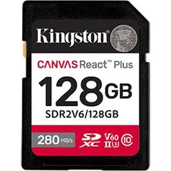 Kingston Canvas React Plus V60 SD UHS-II (280 MB/s)