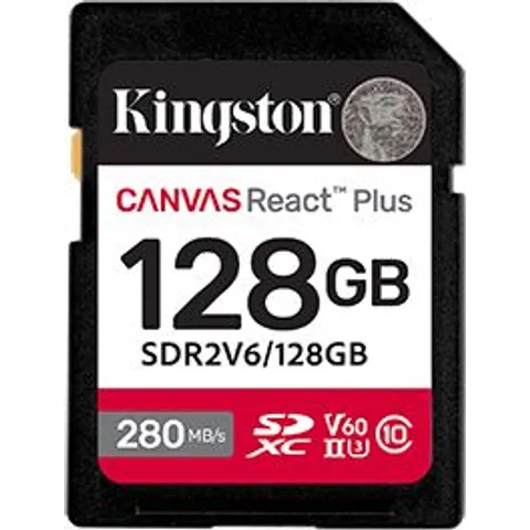 Kingston Canvas React Plus V60 SD UHS-II (280 MB/s)