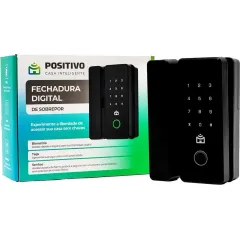 Positivo Fechadura Digital de Sobrepor com Biometria