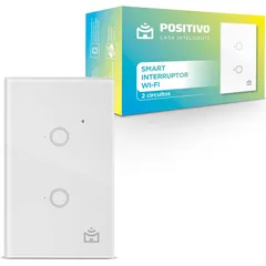 Positivo Smart Interruptor Wi-Fi 2 Módulos Touch