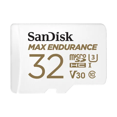 SanDisk MAX ENDURANCE microSDXC (até 120.000 horas de gravação)