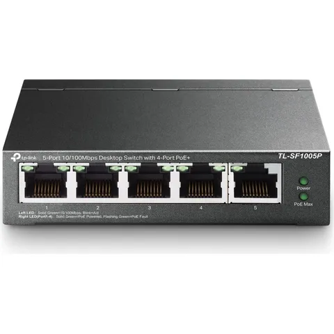 TP-Link TL-SF1005P Switch 5 portas 10/100 com 4 PoE+