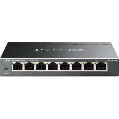 TP-Link TL-SG108E Switch 8 portas Gigabit Easy Smart