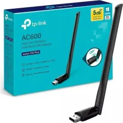 TP-Link Archer T2U Plus (adaptador USB Wi-Fi AC600 com antena 5 dBi)
