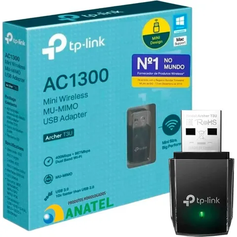 TP-Link Archer T3U (adaptador USB Wi-Fi 5 AC1300 mini)