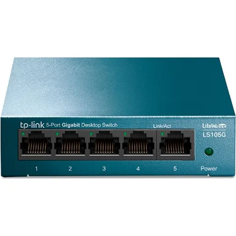 TP-Link LS105G Switch 5 portas Gigabit em metal
