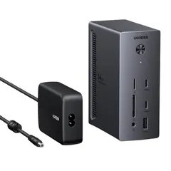 Ugreen Docking Station USB-C para 3 monitores 4K, 10 Gbps e 100W