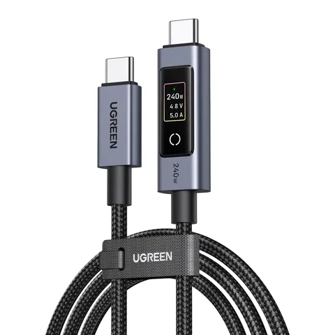 Ugreen Nexode Cabo USB-C 240W com visor digital
