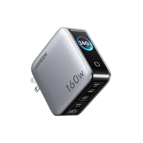 Ugreen Nexode Pro 160W, 5 portas, com display giratório
