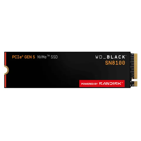 WD_BLACK SN8100 NVMe PCIe 5.0 M.2 4 TB sem dissipador (WDS400T1X0M)